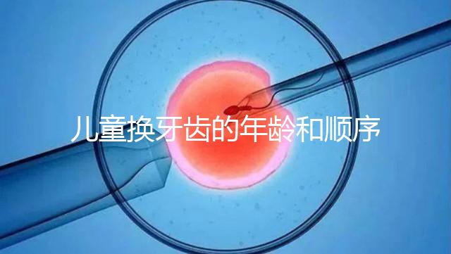 兒童換牙齒的年齡和順序是這樣的，附對照表圖片參考