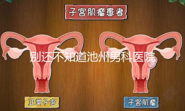 別還不知道池州男科醫(yī)院排名更新了，2024哪家好速覽