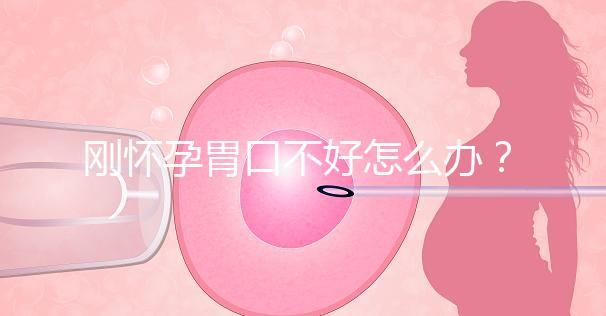 剛懷孕胃口不好怎么辦？