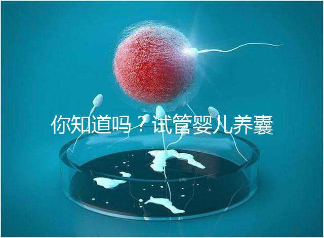 你知道嗎？試管嬰兒養囊的過程比“高考”更殘酷