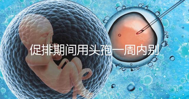 促排期間用頭孢一周內(nèi)別喝酒,基礎(chǔ)卵泡少能不能吃了解下