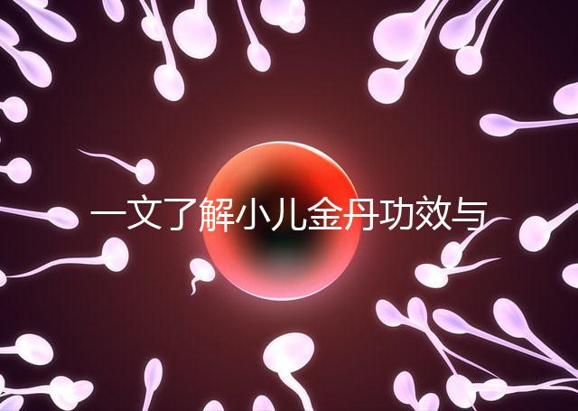 一文了解小兒金丹功效與作用，能不能退燒看完便知