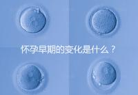 懷孕早期的變化是什么?