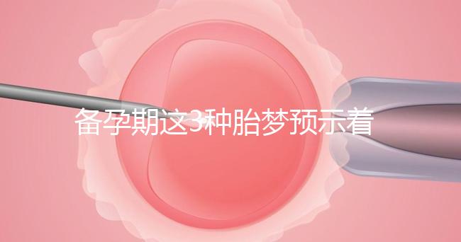 備孕期這3種胎夢預示著貴子降臨，想懷兒子有福利了