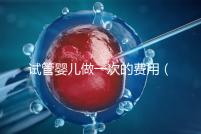 試管嬰兒做一次的費(fèi)用(試管嬰兒做一次的費(fèi)用是多少)