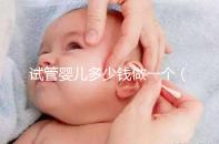 試管嬰兒多少錢做一個(試管嬰兒多少錢做一個胚胎)